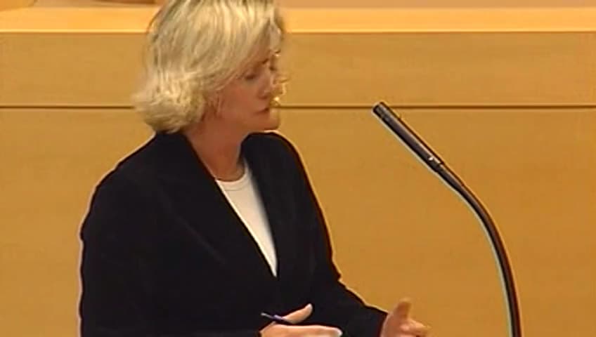 Stillbild från Debatt om förslag, Diskriminering inom det sociala området på grund av sexuell läggning