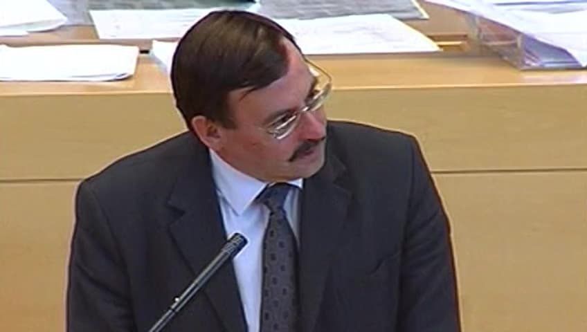 Stillbild från Debatt om förslag, Rambeslut om olaglig narkotikahandel