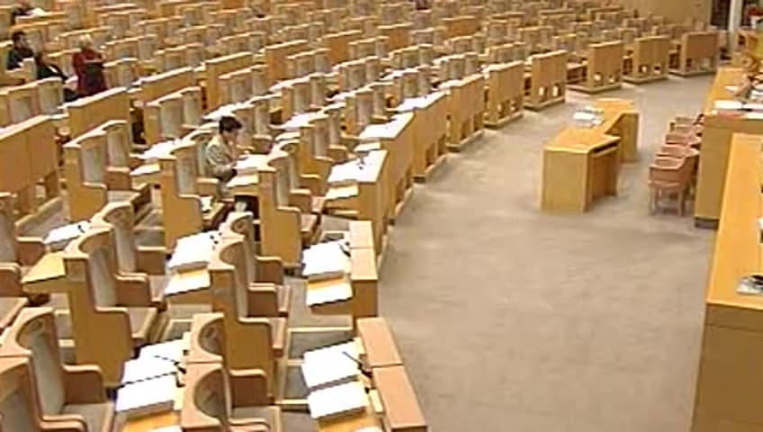 Stillbild från Debatt om förslag, Granskningsbetänkande