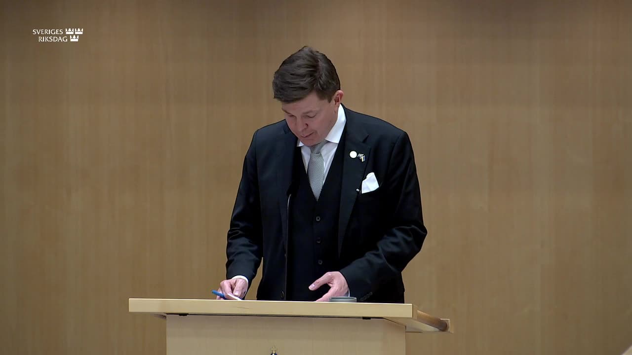 Stillbild från Bordläggning, Bordläggningsplenum