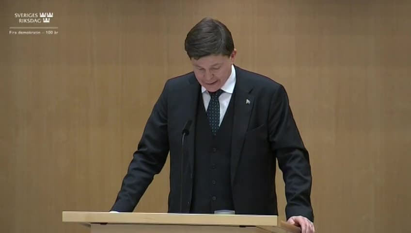 Stillbild från Bordläggning, Bordläggningsplenum