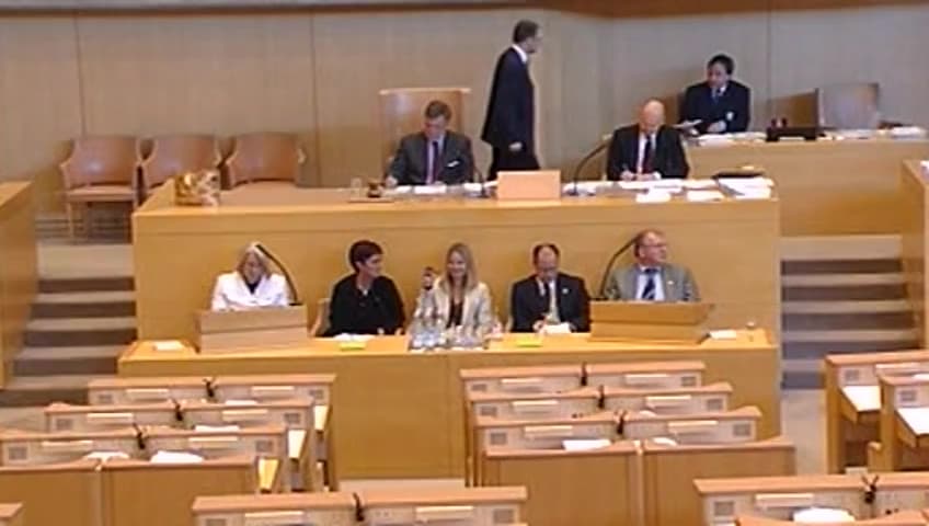 Stillbild från Debatt om förslag, Handlingsplan för åtgärder inom hästsektorn