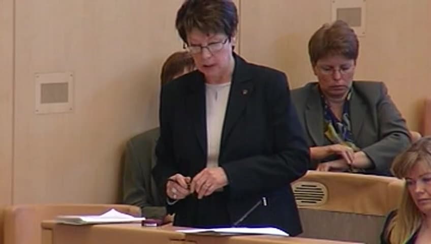 Stillbild från Debatt om förslag, Äktenskap, partnerskap och samboende