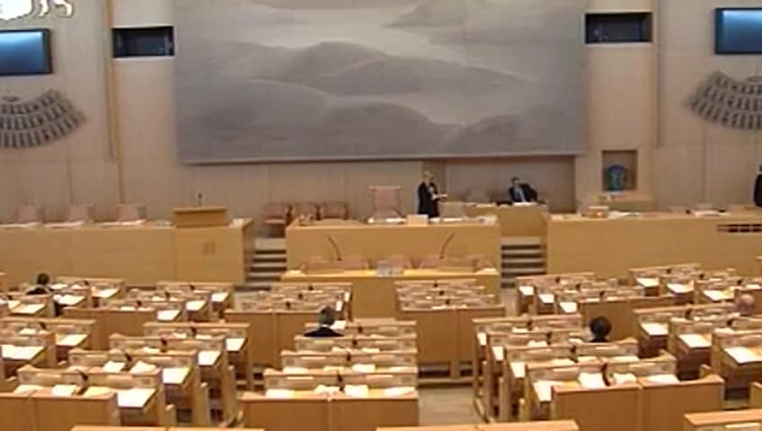 Stillbild från Debatt om förslag, EU-frågor inom kommunikationsområdet