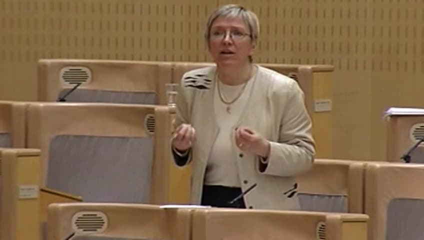 Stillbild från Debatt om förslag, Allmänna motioner om inkomstbeskattning