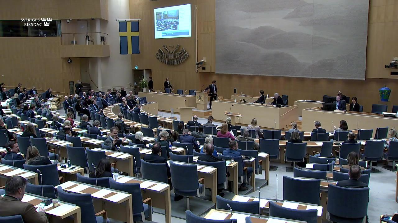 Stillbild från Partiledardebatt, Debate between party leaders