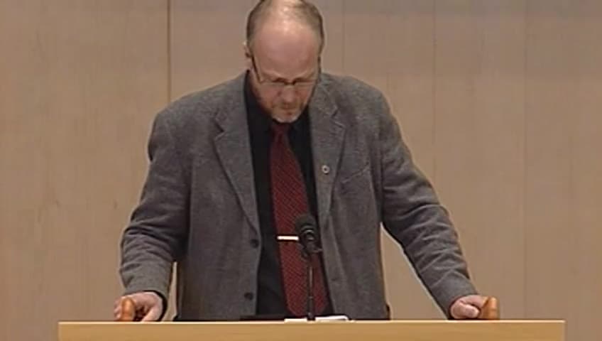 Stillbild från Debatt om förslag, Statens personalpolitik