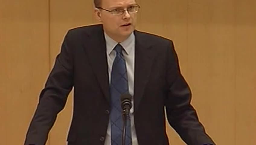 Stillbild från Debatt om förslag, Kulturmiljöfrågor