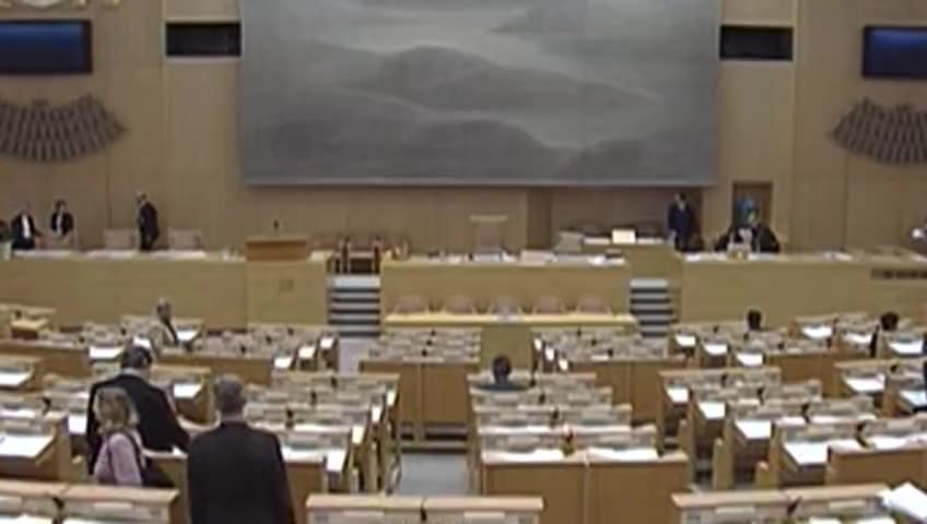 Stillbild från Debatt om förslag, Internationellt bistånd