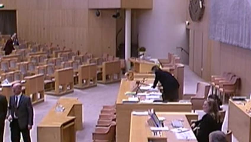 Stillbild från Debatt om förslag, Handlingsplan för konsumentpolitiken 20012005