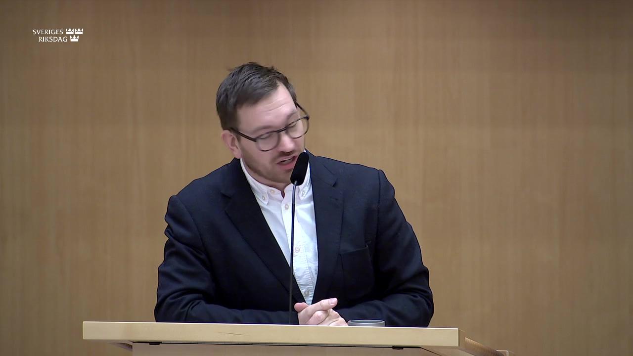 Stillbild från Debatt om förslag, Sveriges genomförande av Agenda 2030