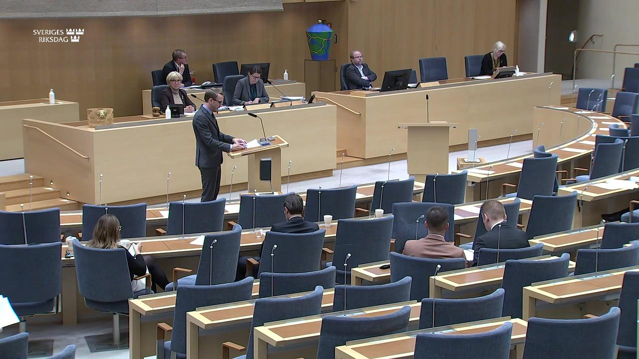 Stillbild från Interpellationsdebatt, Prishöjningar på Gotlandstrafik