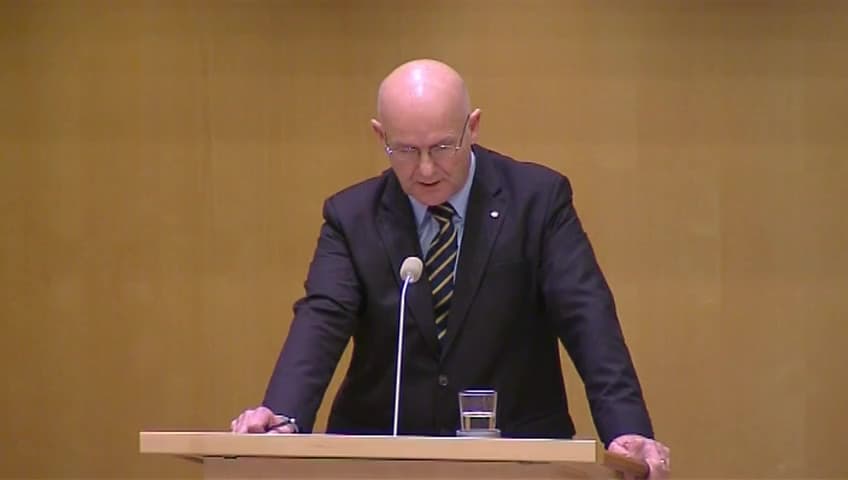 Stillbild från Debatt om förslag, Utgiftsområde 19 Regional tillväxt