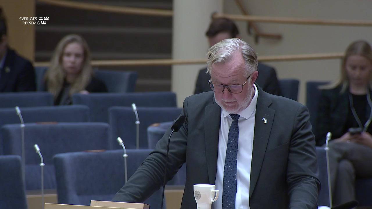 Stillbild från Interpellationsdebatt, Åtgärder för att bryta segregationen