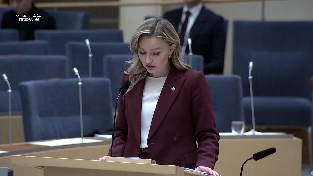 Stillbild från Interpellationsdebatt, Höga bränslepriser