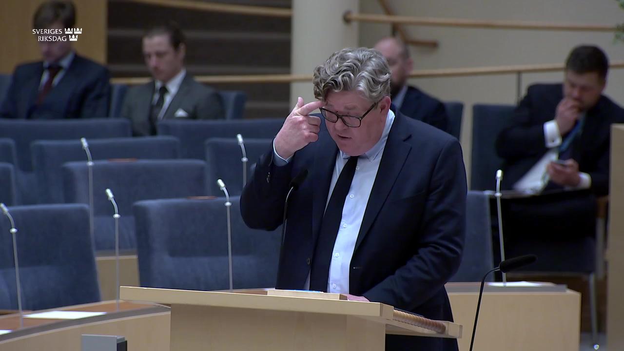 Stillbild från Interpellationsdebatt, Jämlikhetsdata och bekämpning av hatbrott
