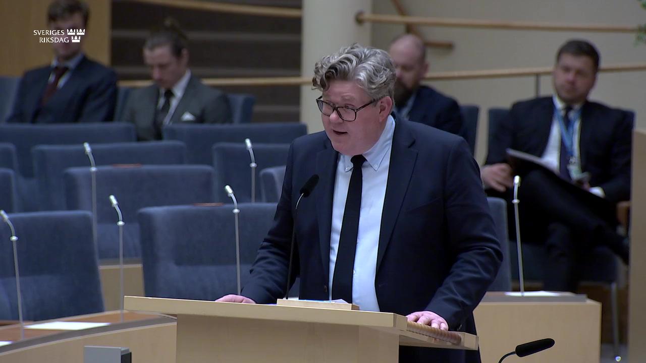 Stillbild från Interpellationsdebatt, Hemliga tvångsmedel och integritet