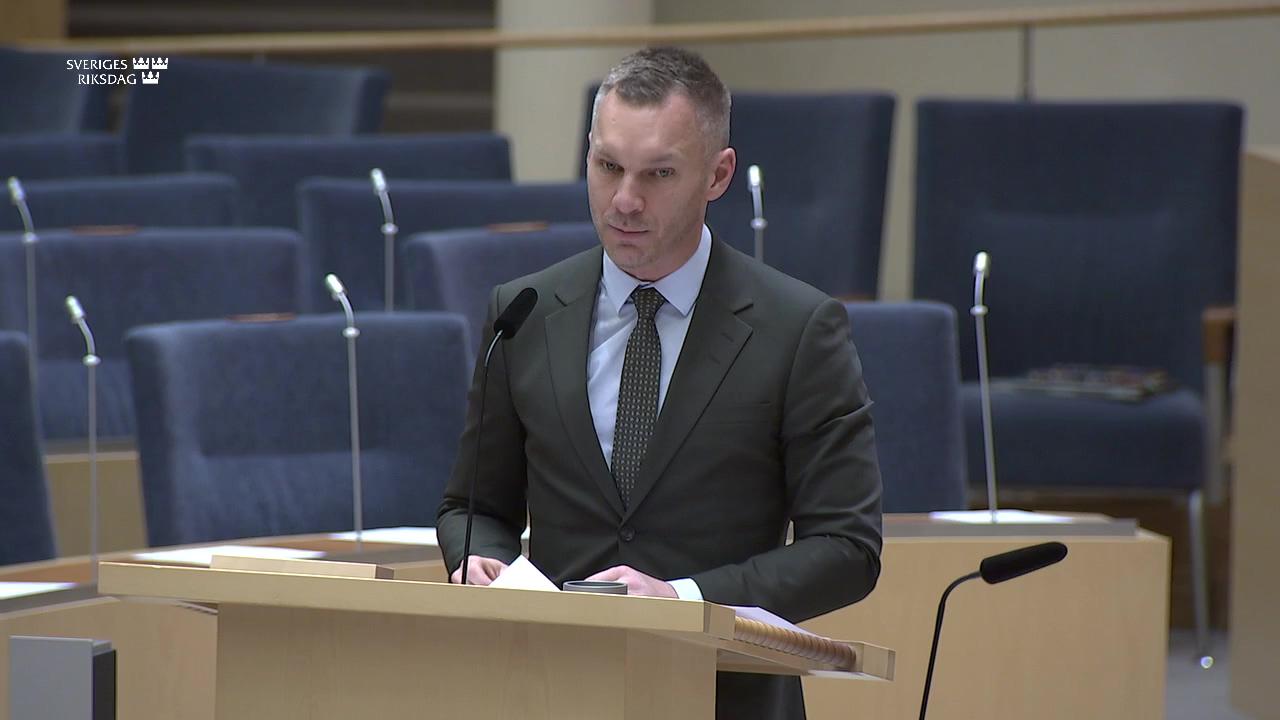 Stillbild från Interpellationsdebatt, Kommunerna och kompetensutmaningen