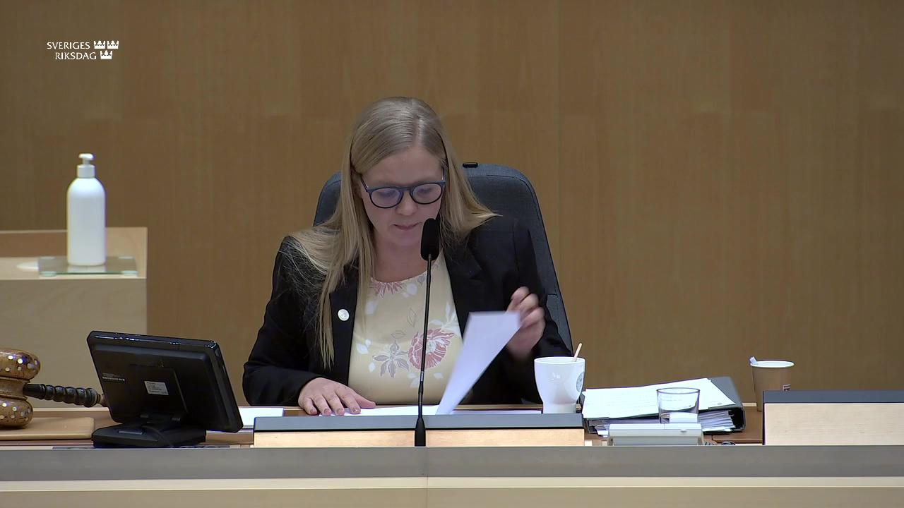 Stillbild från Interpellationsdebatt, Förutsättningar för fler bostäder för äldre