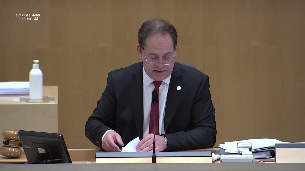 Stillbild från Beslut, Beslut: 2022 års redogörelse för tillämpningen av lagen om särskild utlänningskontroll