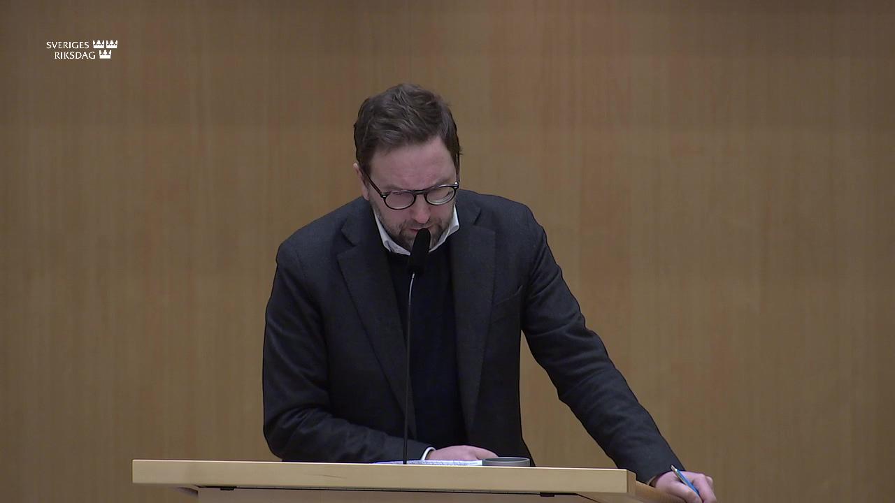 Stillbild från Debatt om förslag, Förskolan