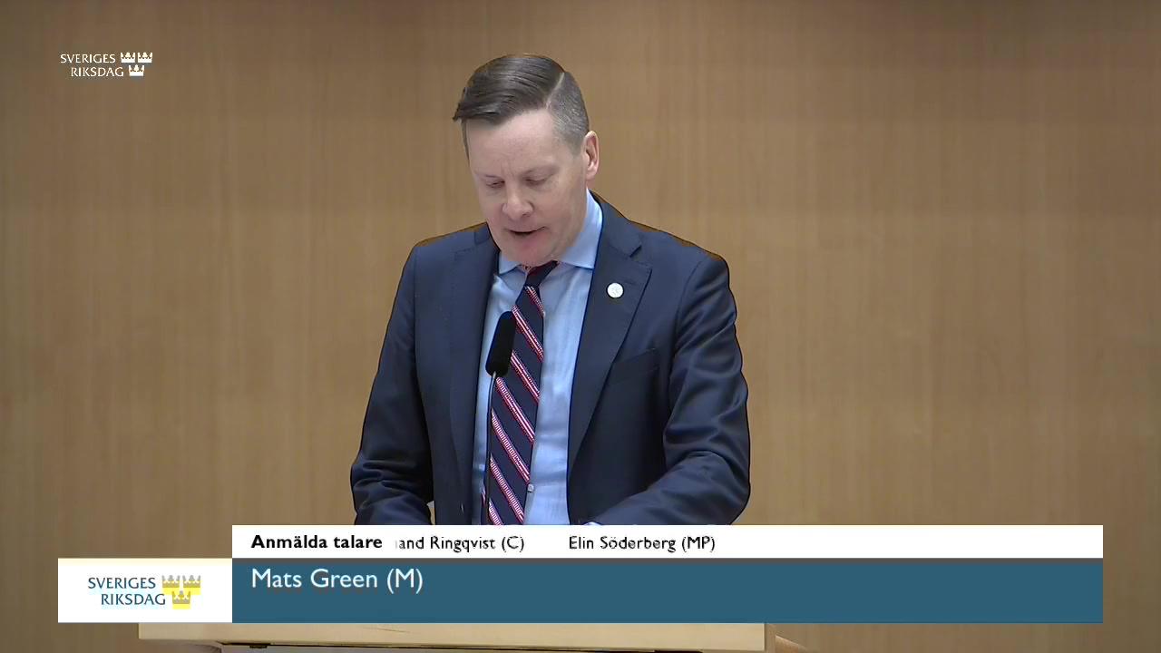 Stillbild från Debatt om förslag, Riksrevisionens rapport om den regionala utvecklingspolitiken