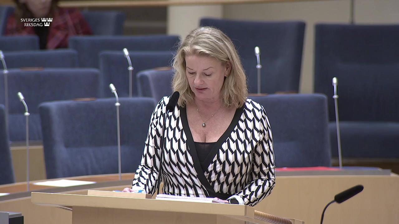 Stillbild från Interpellationsdebatt, Modersmålsundervisning och Tidöavtalet