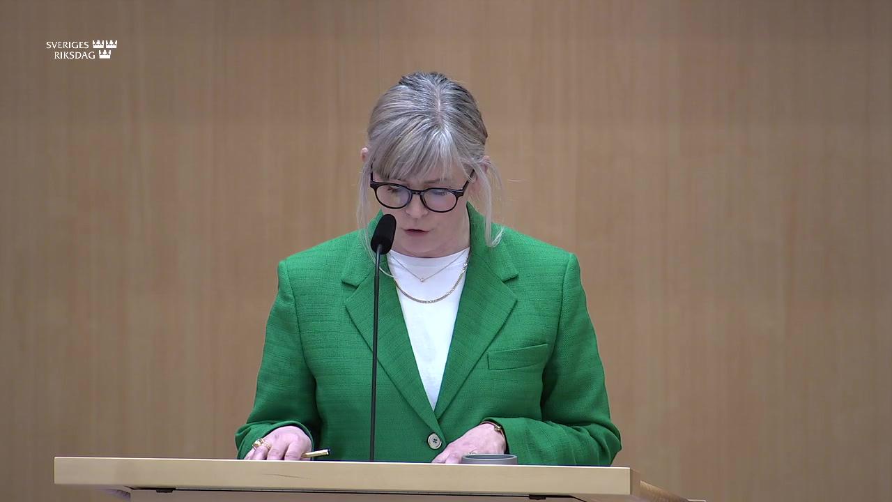 Stillbild från Debatt om förslag, Regelförenkling för företag