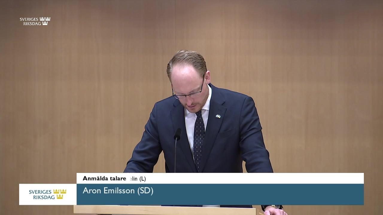 Stillbild från Debatt om förslag, Ukraina