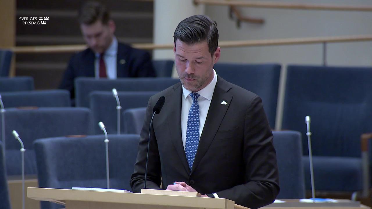 Stillbild från Interpellationsdebatt, Effekter av minskat bistånd till Guatemala