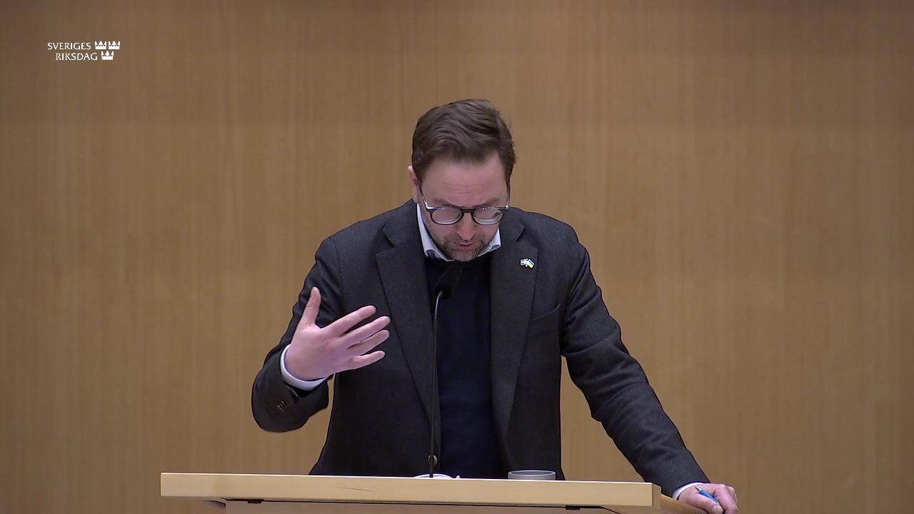 Stillbild från Debatt om förslag, Gymnasieskolan