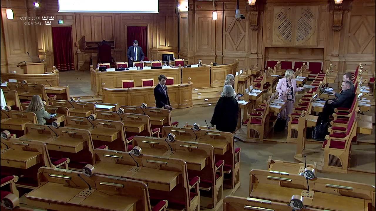 Stillbild från Öppen utfrågning, Öppen utfrågning om Finanspolitiska rådets rapport, Svensk finanspolitik 2023