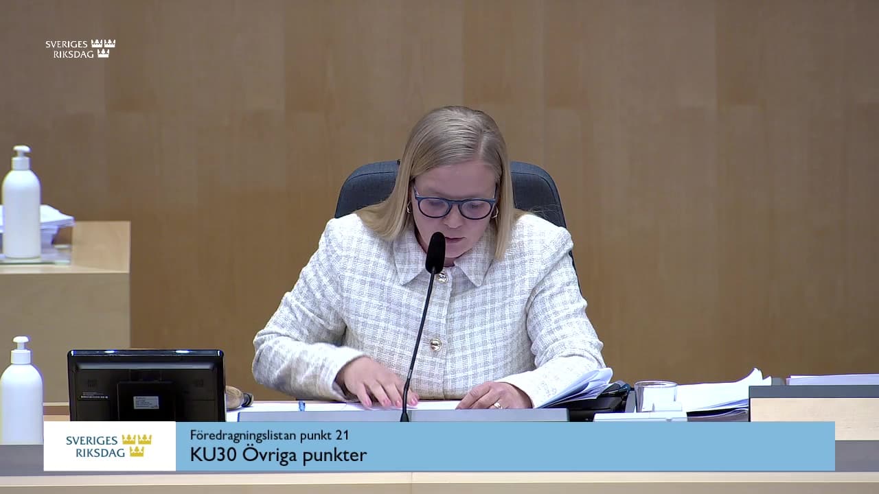 Stillbild från Beslut, Beslut: Riksbankens årsredovisning och förvaltning 2022