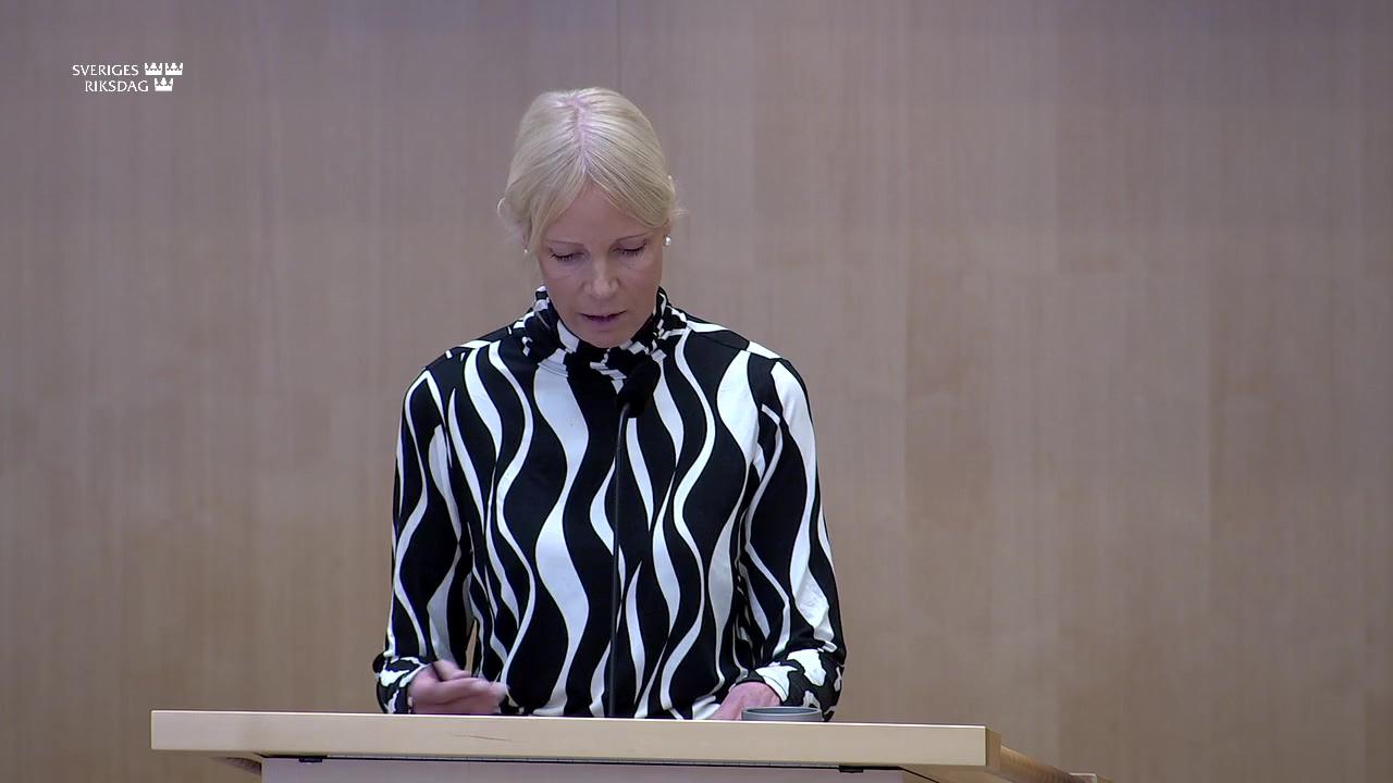 Stillbild från Debatt om förslag, Arbetsmiljö och arbetstid