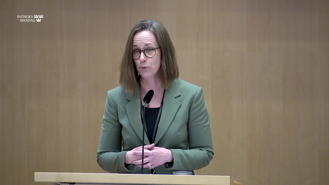 Stillbild från Debatt om förslag, Genomförande av tillgänglighetsdirektivet