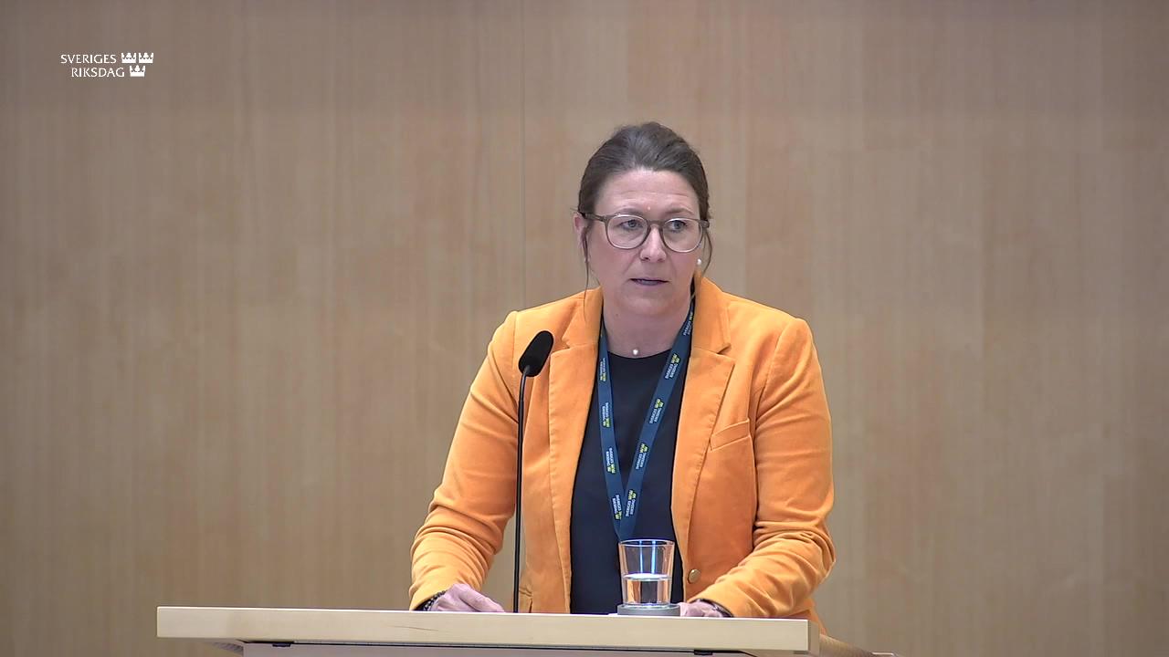 Stillbild från Debatt om förslag, Cykelfrågor