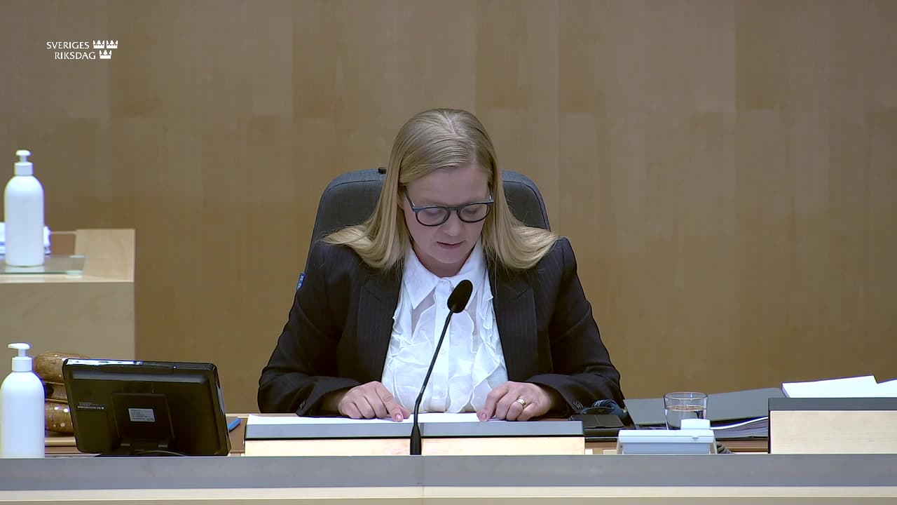 Stillbild från Beslut, Beslut: Övergripande miljöfrågor