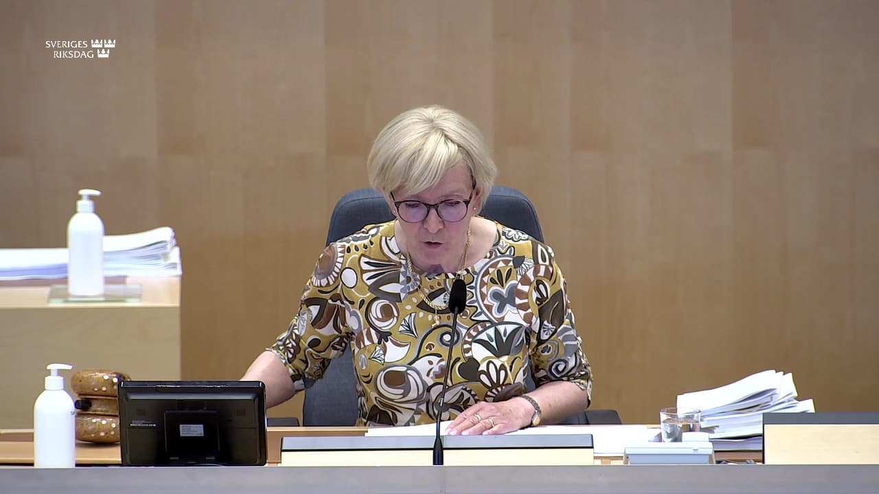Stillbild från Beslut, Beslut: Anpassning av svensk rätt till EU:s nya system för reseuppgifter och resetillstånd