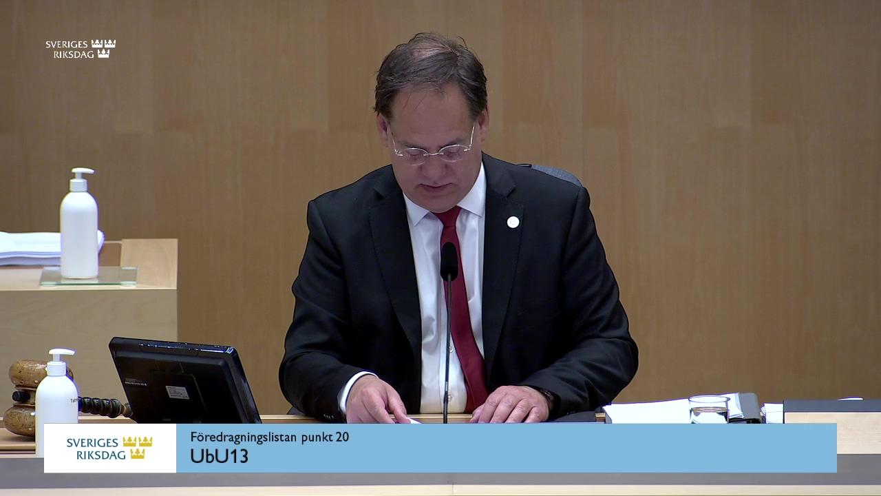 Stillbild från Debatt om förslag, Nationellt professionsprogram för rektorer, lärare och förskollärare