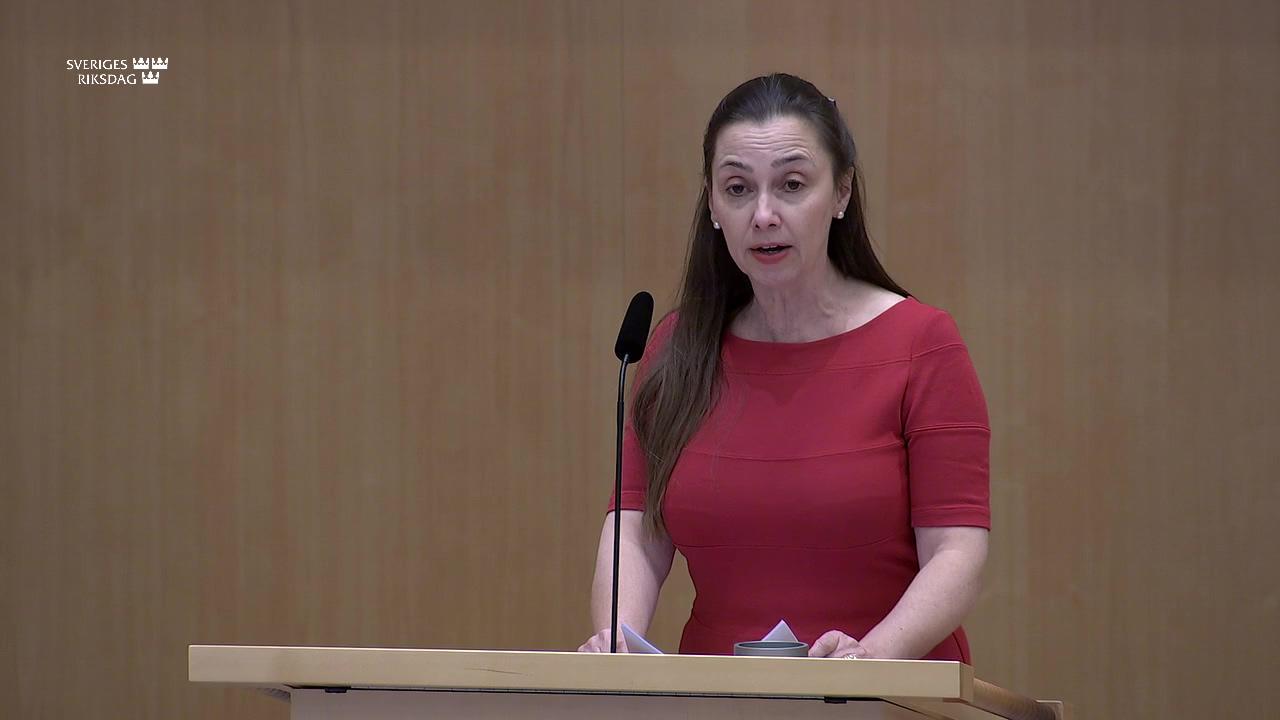 Stillbild från Debatt om förslag, Redovisning av skatteutgifter 2023