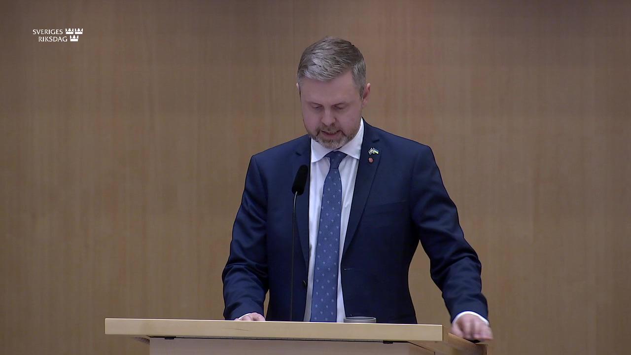 Stillbild från Debatt om förslag, Organisationen för säkerhet och samarbete i Europa under 2022