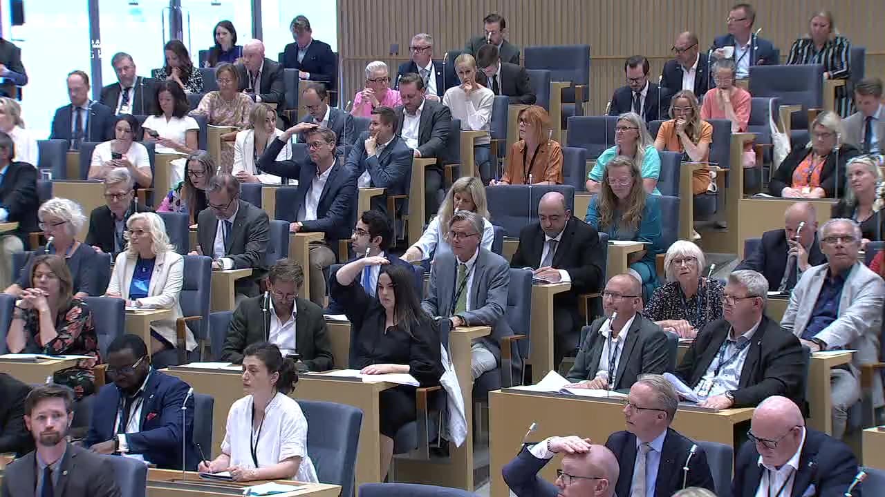 Stillbild från Beslut, Beslut: Europarådet