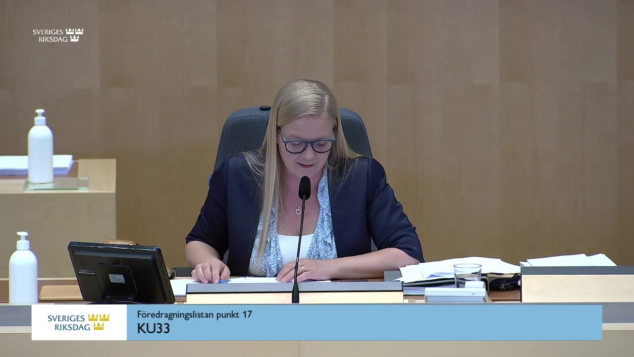 Stillbild från Beslut, Beslut: Indelning i utgiftsområden