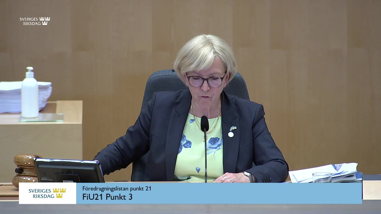 Stillbild från Beslut, Beslut: Vårändringsbudget för 2023