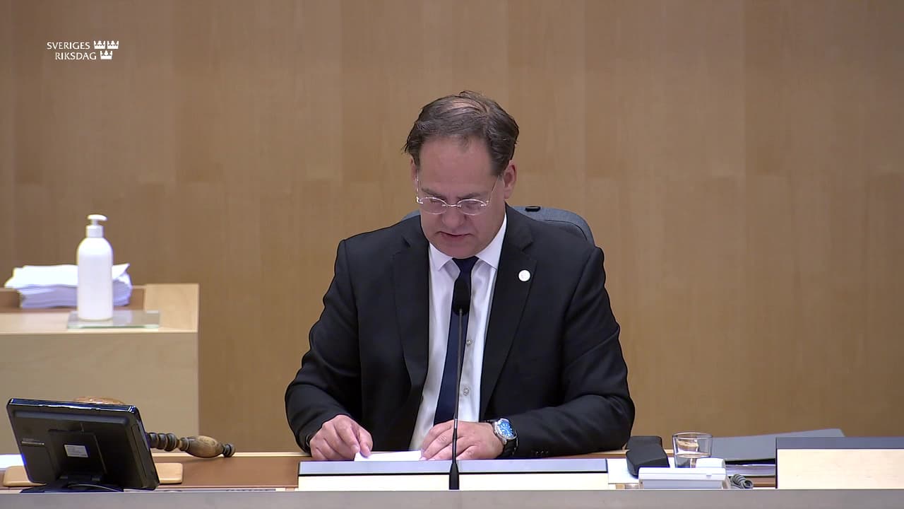 Stillbild från Beslut, Beslut: Årsredovisning för staten 2022