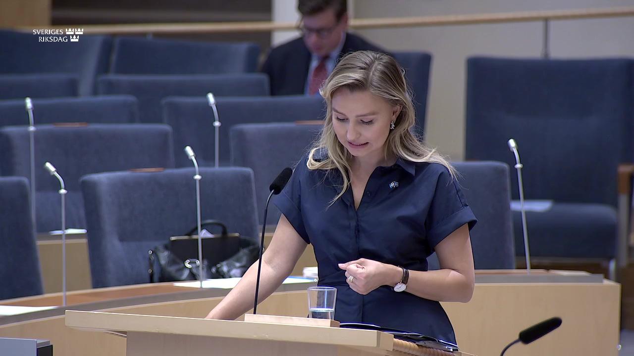 Stillbild från Interpellationsdebatt, En offensiv innovationsstrategi