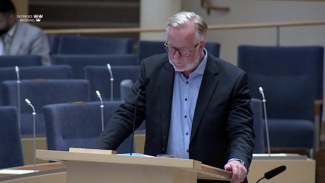 Stillbild från Interpellationsdebatt, Arbetsmarknadspolitiska prioriteringar