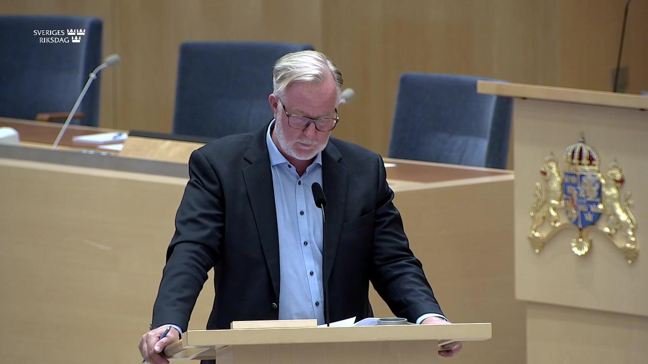 Stillbild från Interpellationsdebatt, Etableringsjobb