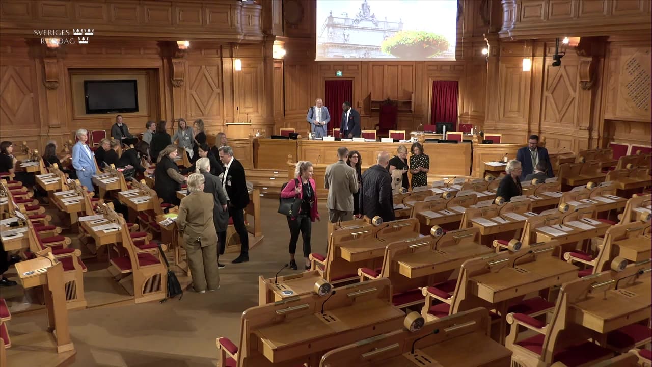 Stillbild från Öppet sammanträde, Öppet sammanträde om vårdnad, boende och umgänge vid våld i familjen