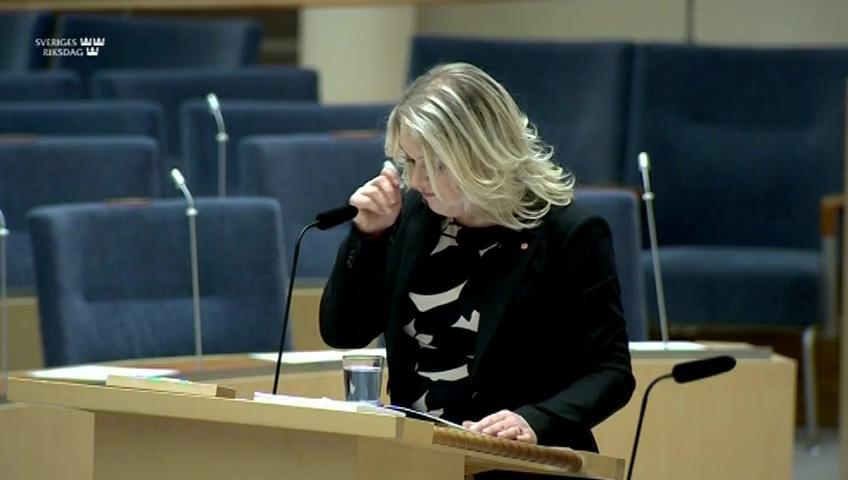 Stillbild från Interpellationsdebatt, Ökat samarbete i den nordiska sjukvården